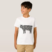 Koe Butcher Grafiek T-shirt (Voorkant volledig)