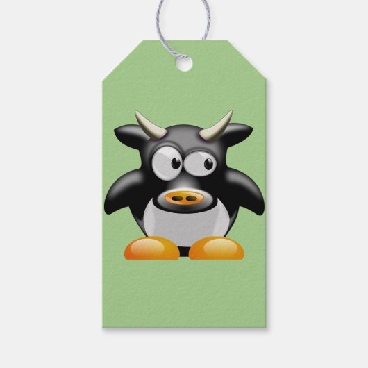 koe cadeau labels cadeaulabel (Voorkant)