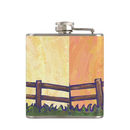 Koe cadeaus en Accessoires Heupfles (Achterkant)