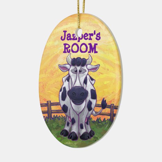 Koe cadeaus en Accessoires Keramisch Ornament (Links)