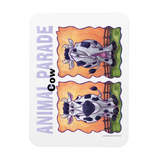 Koe cadeaus en Accessoires Magneet (Verticaal)