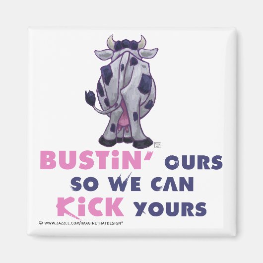 Koe cadeaus en Accessoires Magneet (Voorkant)