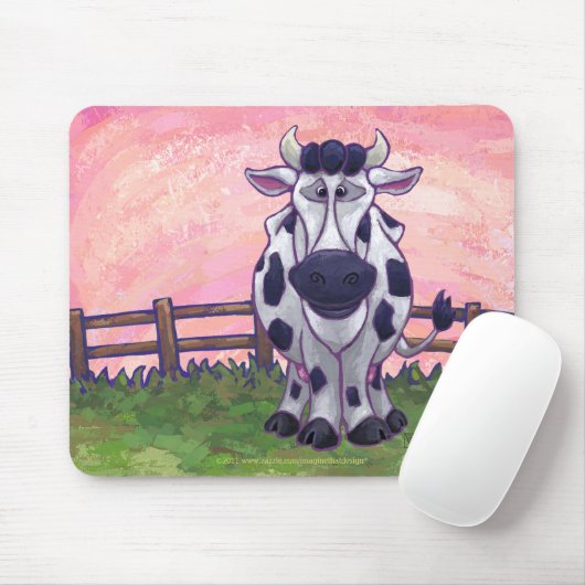 Koe cadeaus en Accessoires Muismat (Met muis)