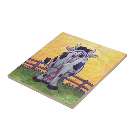 Koe cadeaus en Accessoires Tegeltje (Zijkant)