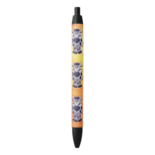 Koe cadeaus en Accessoires Zwarte Inkt Pen (Voorkant Verticaal)