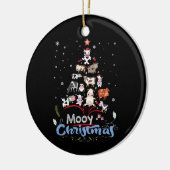 Koe Cadeaus | Mooy kerstKoe Lover Gift Keramisch Ornament (Links)