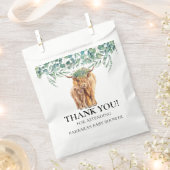 Koe Calf Baby shower Eucalyptus Hartelijk dank Bedankzakje (Geknipt)