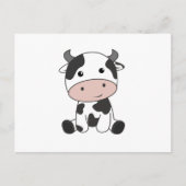 Koe Calf Koeien Koe patches Baby Briefkaart (Voorkant)