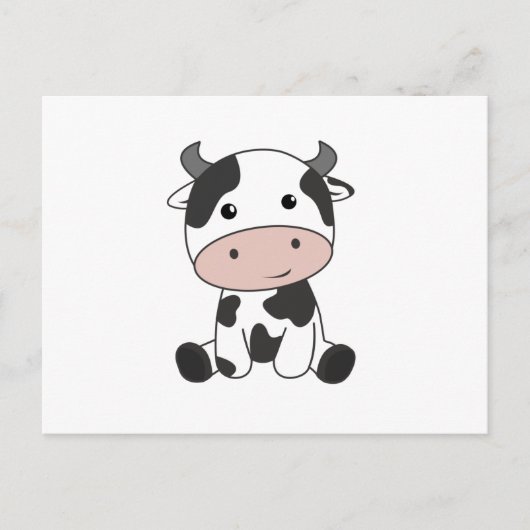 Koe Calf Koeien Koe patches Baby Briefkaart (Voorkant)