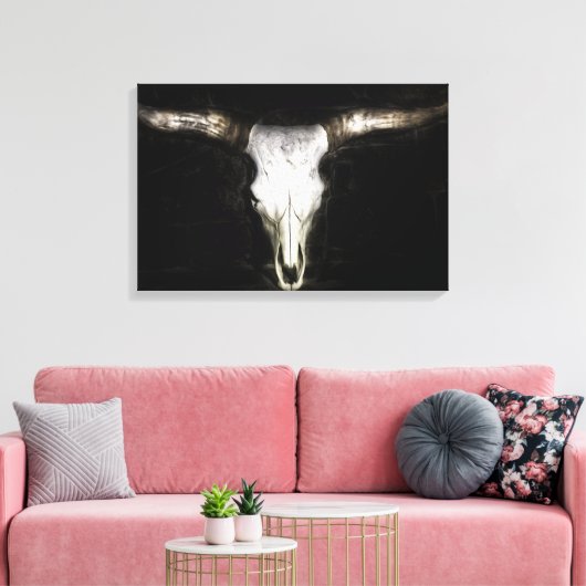 Koe Canvas Afdruk (Insitu (Woonkamer))