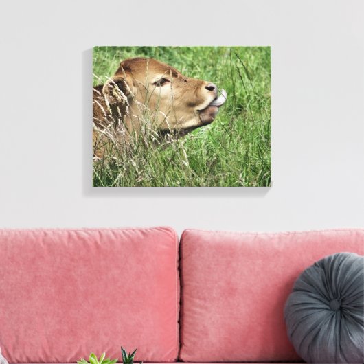 KOE CANVAS AFDRUK (Insitu (Woonkamer))