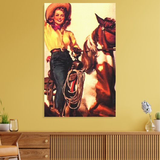 koe canvas afdruk (Insitu (Woonkamer))