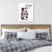 koe canvas afdruk (Insitu (Slaapkamer))