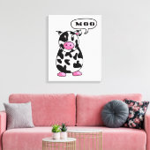 koe canvas afdruk (Insitu (Woonkamer))