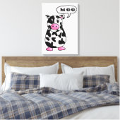 koe canvas afdruk (Insitu (Slaapkamer))