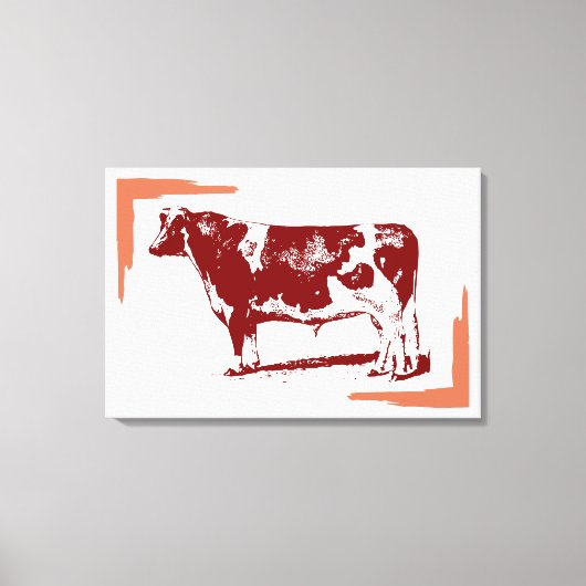  koe canvas afdruk (Voorkant)