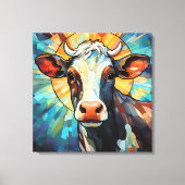 Koe Canvas Kunst (Voorkant)