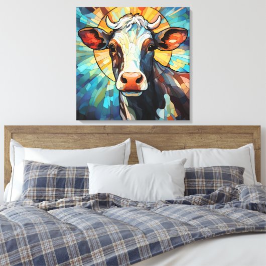 Koe Canvas Kunst (Insitu (Slaapkamer))