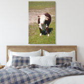 Koe canvas print (Insitu (Slaapkamer))