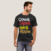 Koe Cape Hair Slipper. T-shirt (Voorkant volledig)