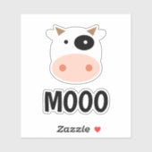 Koe cartoon vinyl sticker (Vel)