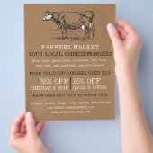  Koe, Cheesemonger Adverteren Flyer (Hand)