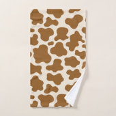 Koe chocolade melk bad handdoek (Handdoek)