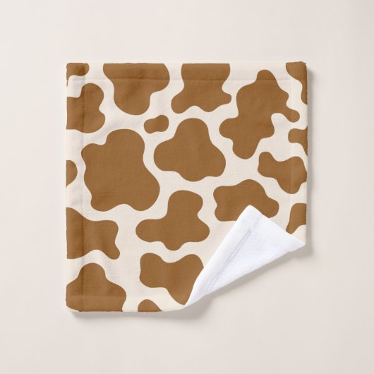 Koe chocolade melk bad handdoek (Wasdoekje)