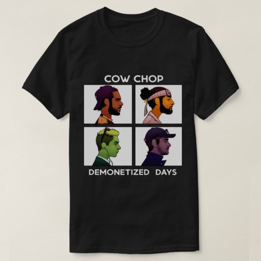koe chop Demonetized Dagen Klassieke T-Shirt (Design voorkant)