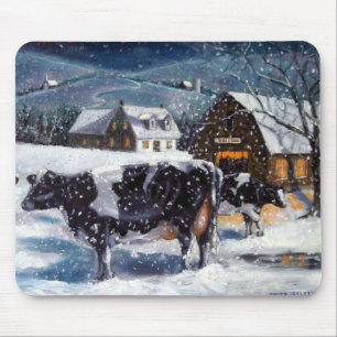 KOE: CHRISTMAS EVE: SNEEUW: KUNST MUISMAT