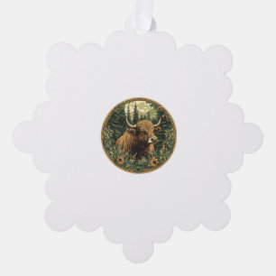 Koe Cottagecore Floral Koe Ornament Kaart