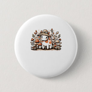 Koe Cottagecore Mushroom Ronde Button 5,7 Cm