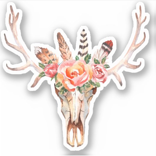 Koe Cutout Vinyl Cutout Sticker (Voorkant)