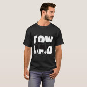 Koe Dad Koe Voor Vader Dierentuin Dier T-shirt (Voorkant volledig)