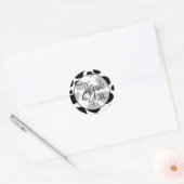 Koe | Dank u Ronde Sticker (Envelop)