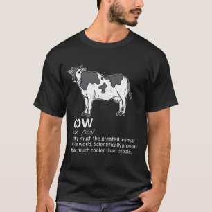 Koe Definitie melkzuivelmelkvee T-shirt