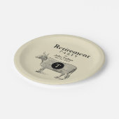  Koe Deken Pensioen P Bord Monogram (Gekanteld)