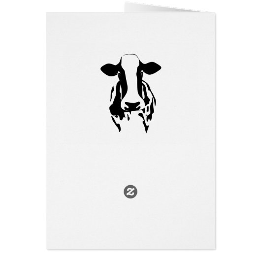 Koe Denk aan u Hallo Miss You Boerderij Farmer (Achterkant)