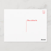 Koe denking van jullie Hallo Miss You Boerderij Fa Briefkaart (Achterkant)