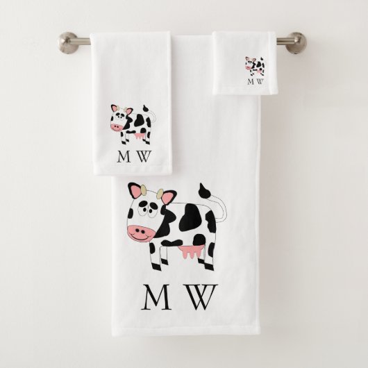 Koe Design Monogram Bad Handdoek (Insitu)