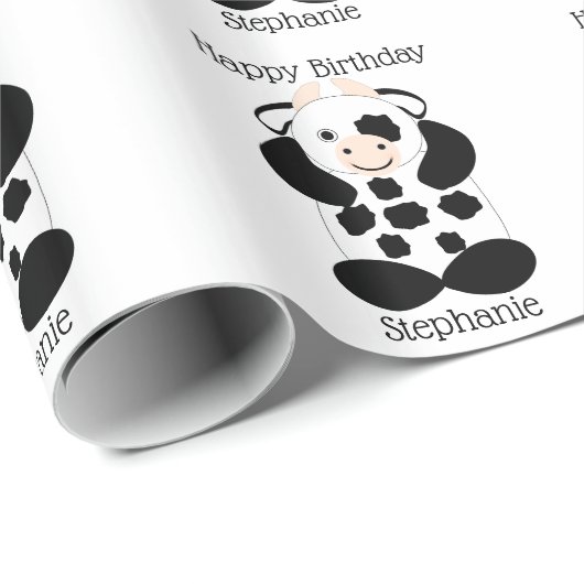 Koe Design Verjaardag Cadeaupapier (Rol Hoek)