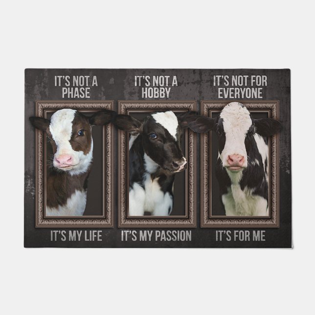 Koe deurmat, Boerderij House Decor Deurmat (Voorkant)