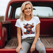 Koe die 4 juli viert Tri-Blend shirt