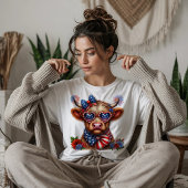 Koe die 4 juli viert Tri-Blend shirt