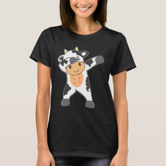 Koe die dabt dier koe grafisch t-shirt