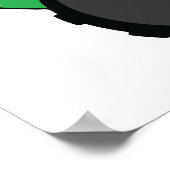 Koe die een trekker bestuurt poster (Hoek)