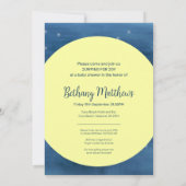 Koe die over de maan springt baby shower kaart (Achterkant)