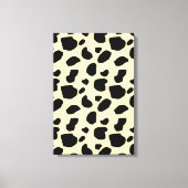 Koe Dier Huid Kleur Patroon Ontwerp Canvas Afdruk (Voorkant)
