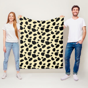 Koe dier huid kleur patroon ontwerp  fleece deken