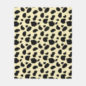 Koe dier huid kleur patroon ontwerp  fleece deken (Voorkant)